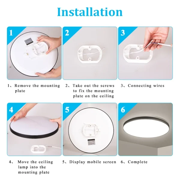Bathroom LED Ceiling Lamp - Image 4