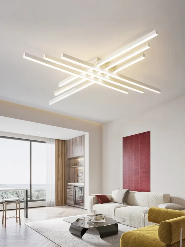 Black Chandelier Square Bedroom Lamp - Image 2